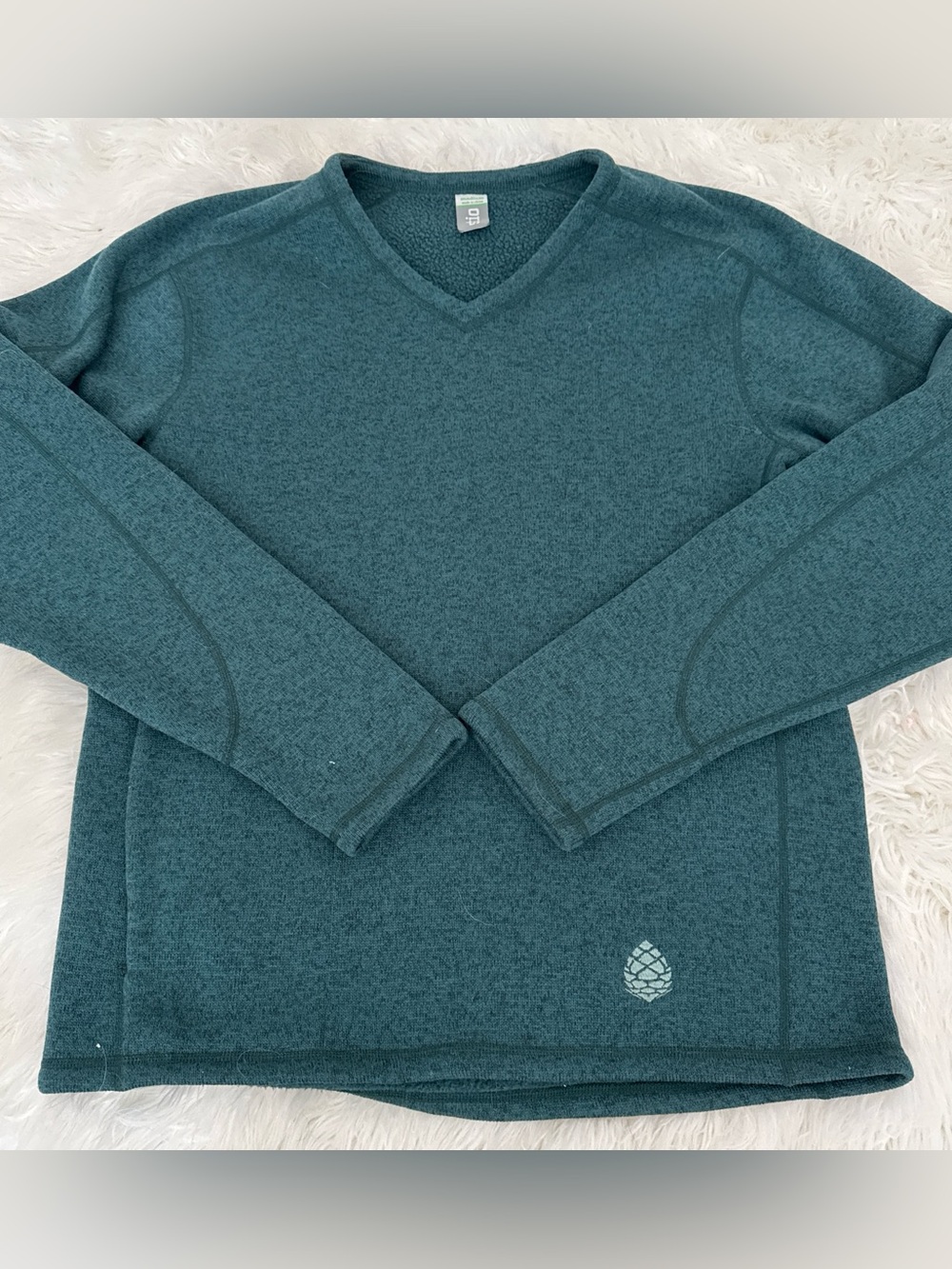 Stio Teal Crewneck Sweater